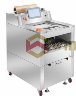 Máy quấn màng khay thực phẩm bán tự động