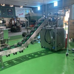 Máy đóng gói 2 in 1 bao gồm hạt và nước sốt