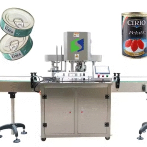 Máy cắp và viền mí lon tự động