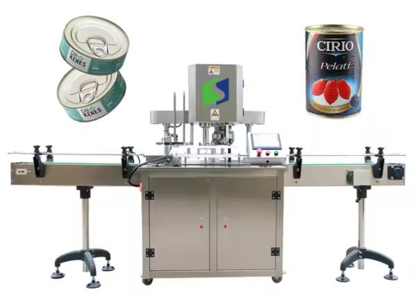 Máy cắp và viền mí lon tự động