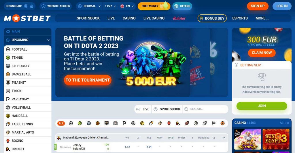 Mostbet tərəfindən təmin edilən oyunlar